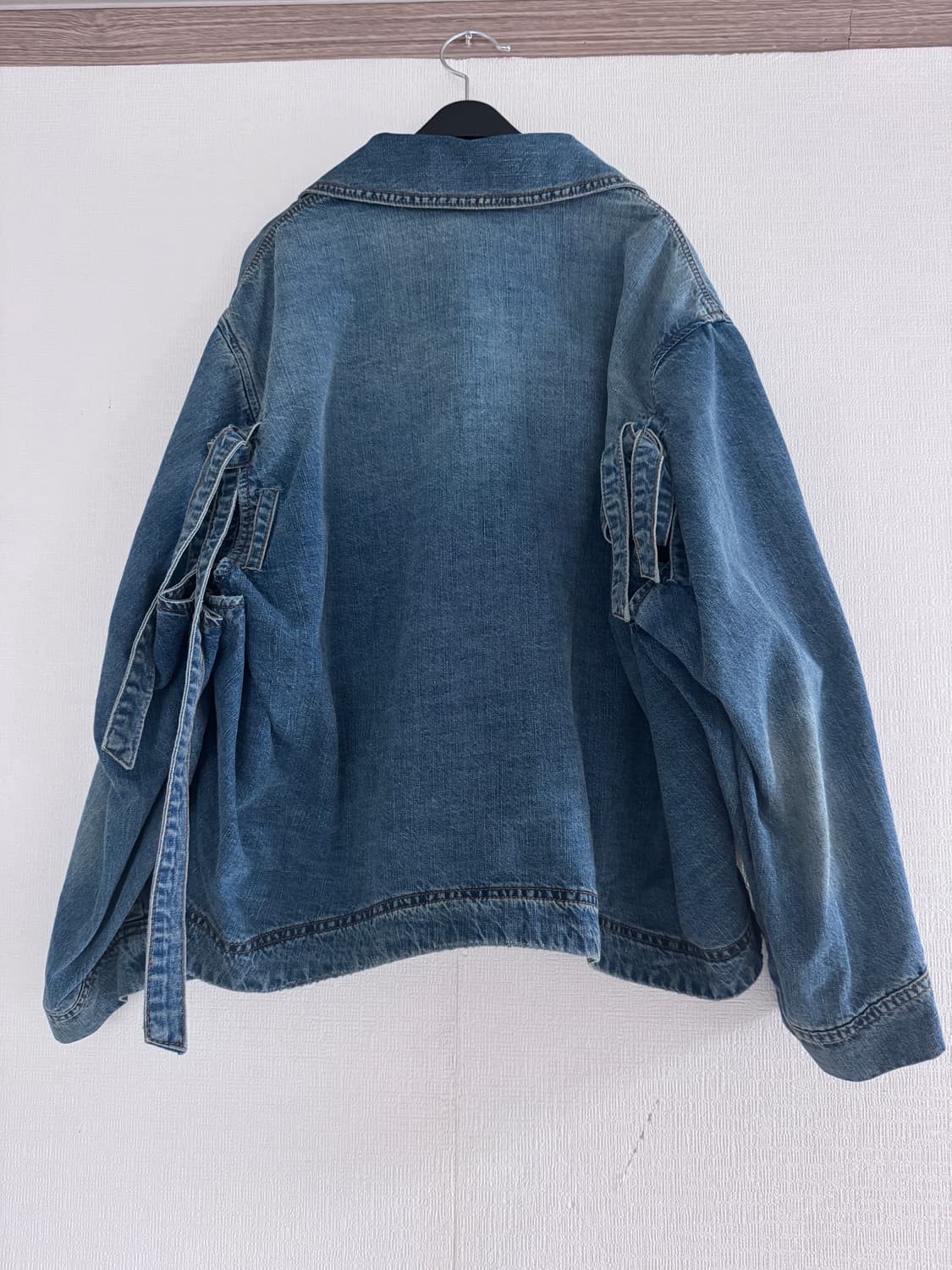 오즈세컨 리본 청자켓 상품이미지2