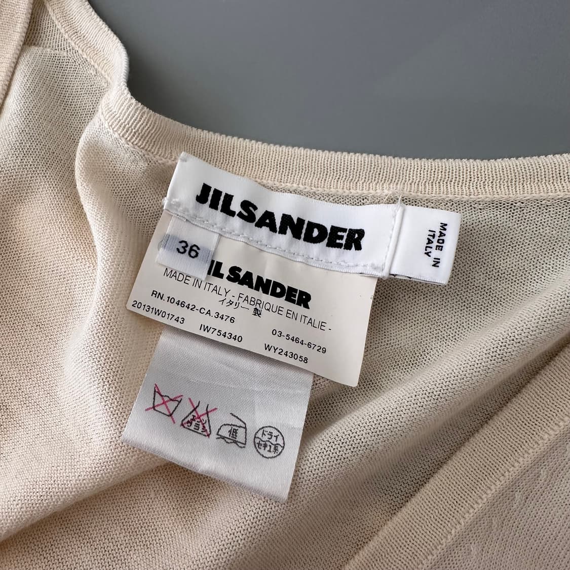 질샌더 jil sander 칠부 니트 상품이미지7