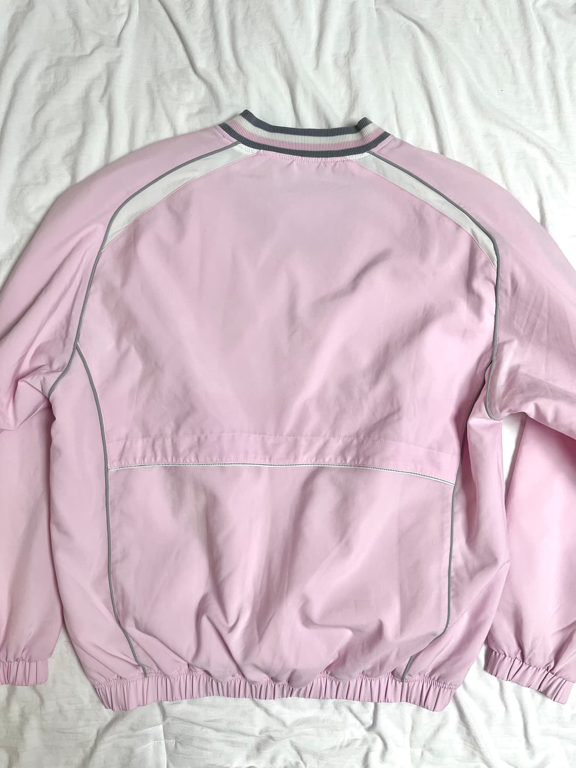 미즈노 빈티지 핑크 딸기우유 회핑 웜업 상품이미지3