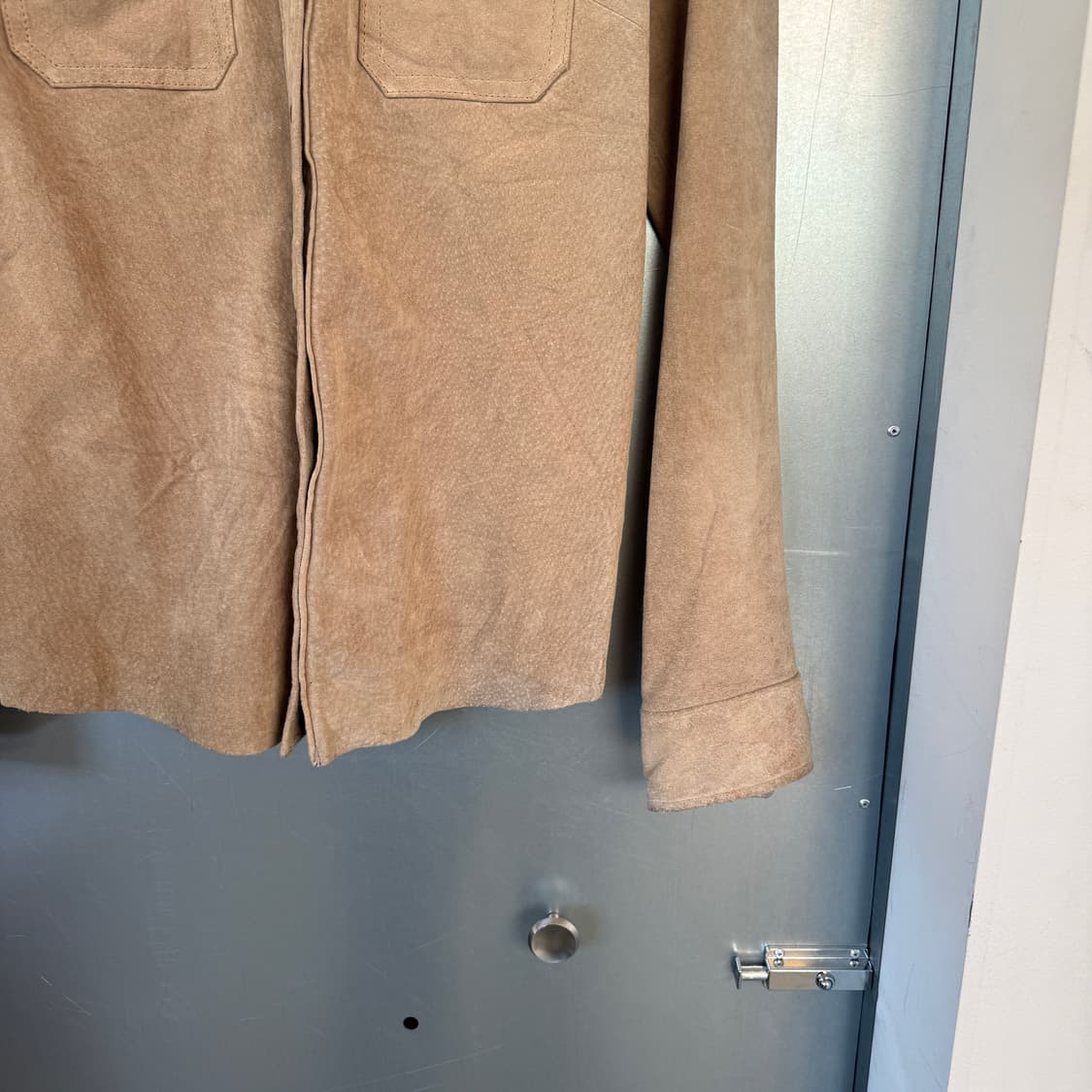 vtg 리얼 레더 셔츠 상품이미지2