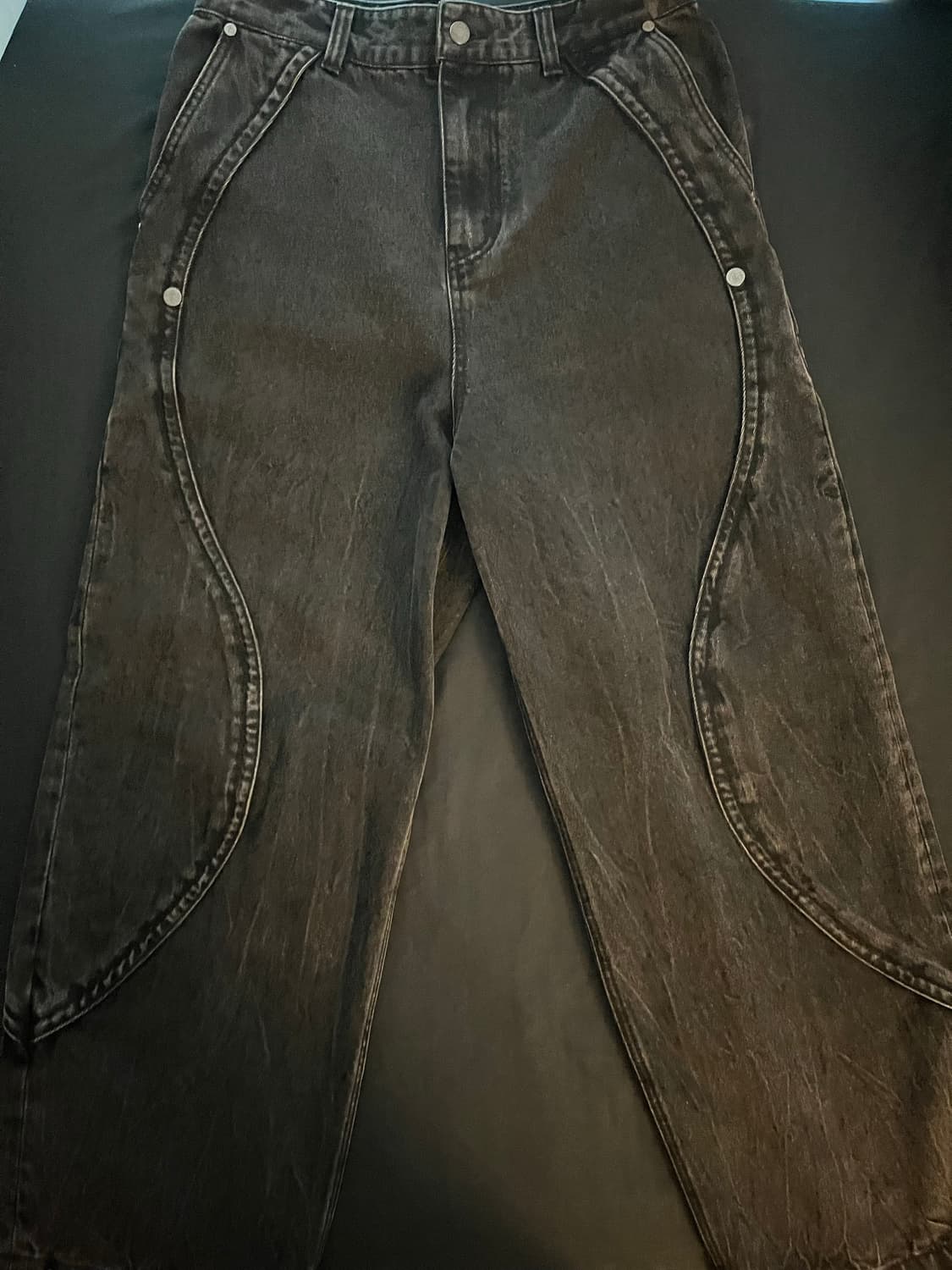 애드오프 데님 팬츠 상품이미지2