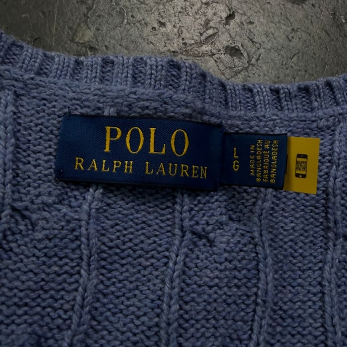 100 폴로 신형 꽈배기 니트 조끼 상품이미지3