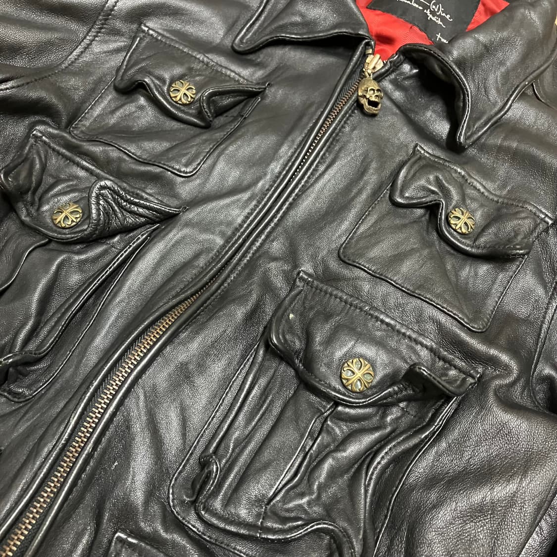 넘버나인 가죽 자켓 TAKAHIRO MIYASHITA 상품이미지4