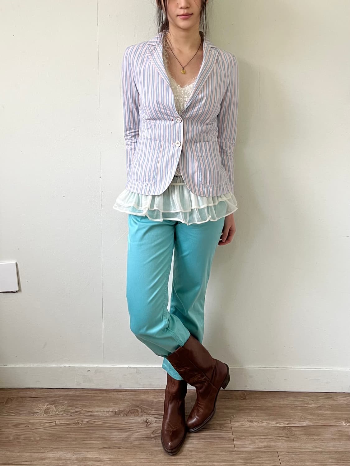 AGNONA 민트 진 상품이미지4