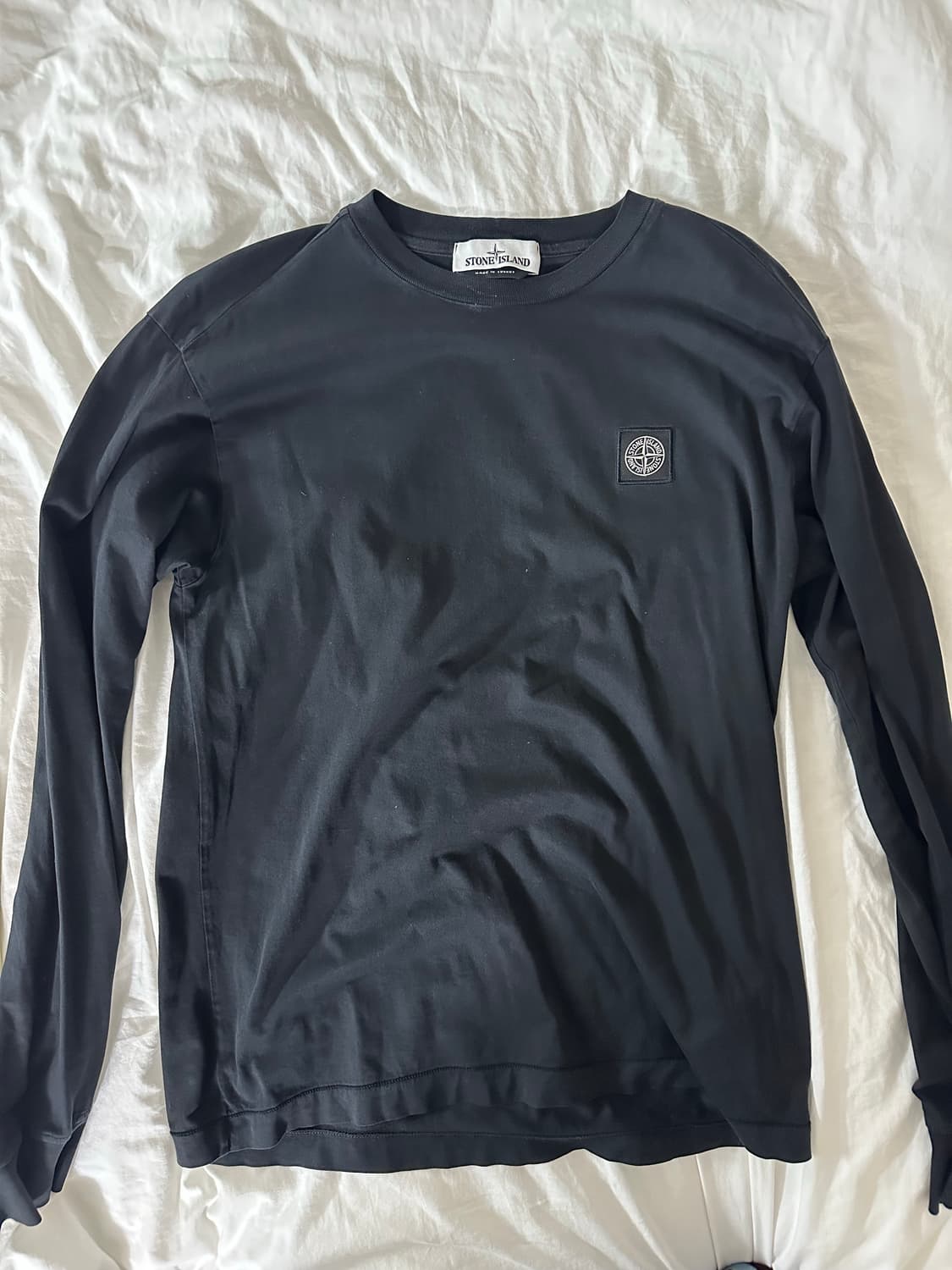 22SS 로고 패치 롱슬리브 블랙 (made in turkey) 상품이미지2