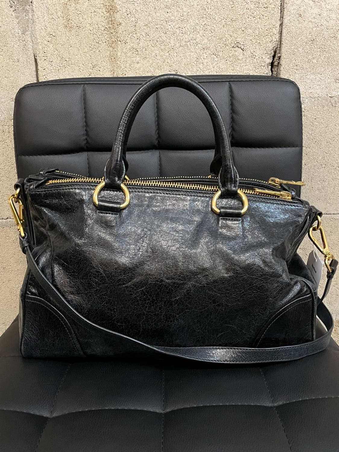 미우미우 비텔로 샤인 숄더 백 상품이미지4