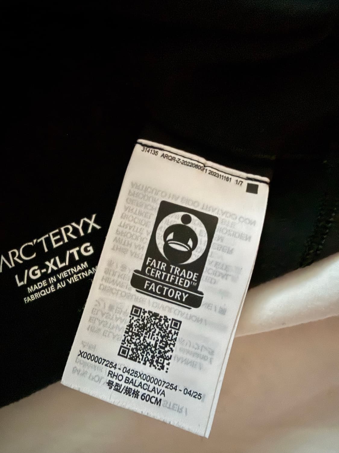 아크테릭스 로 바라클라바 블랙 L/XL 상품이미지6