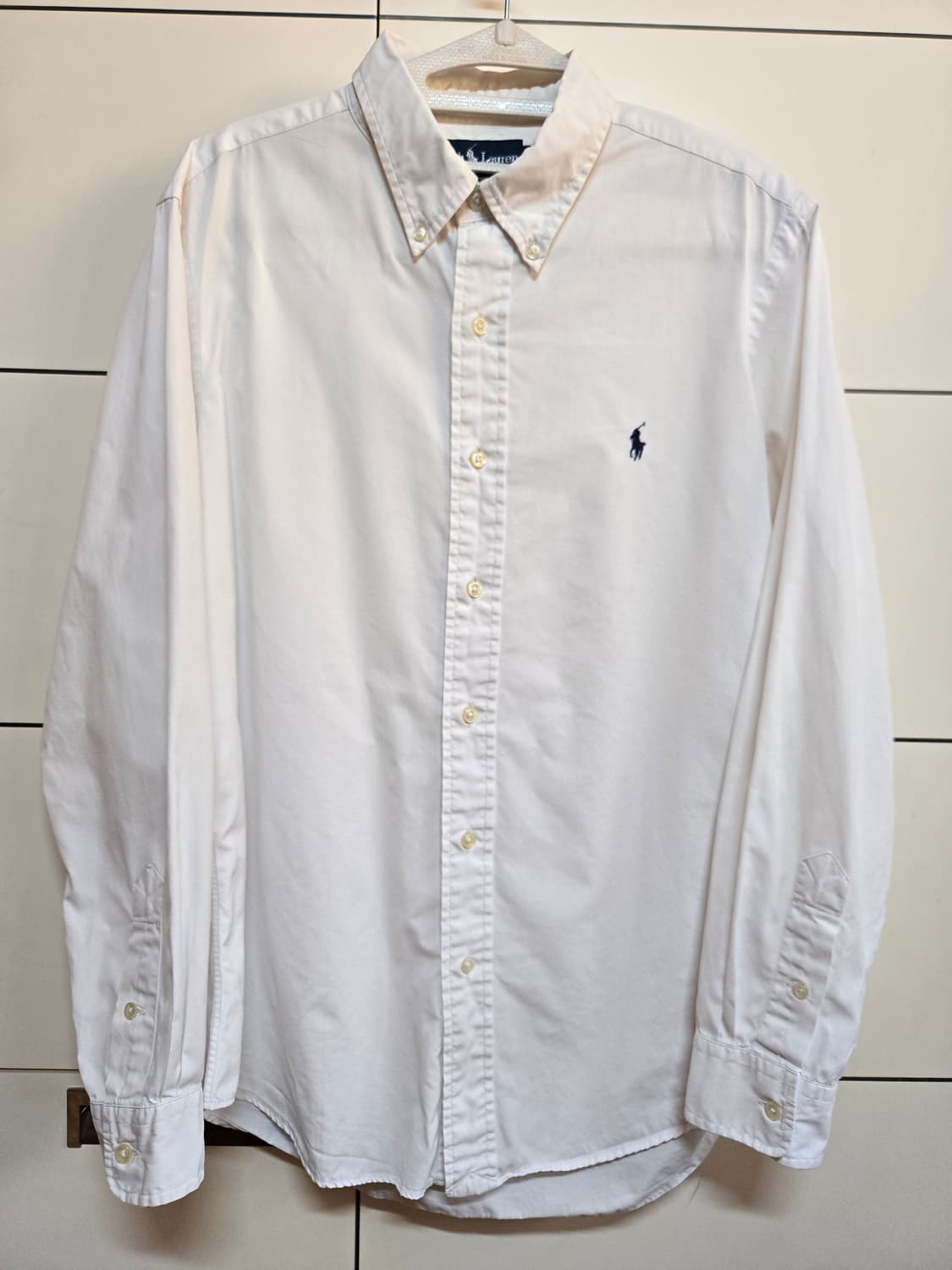 폴로 랄프로렌 커스텀핏 화이트 셔츠 상품이미지1