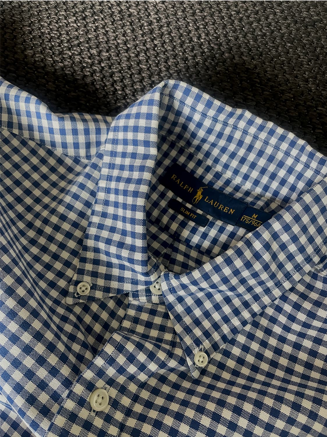 폴로 랄프로렌 블루 체크셔츠 상품이미지7