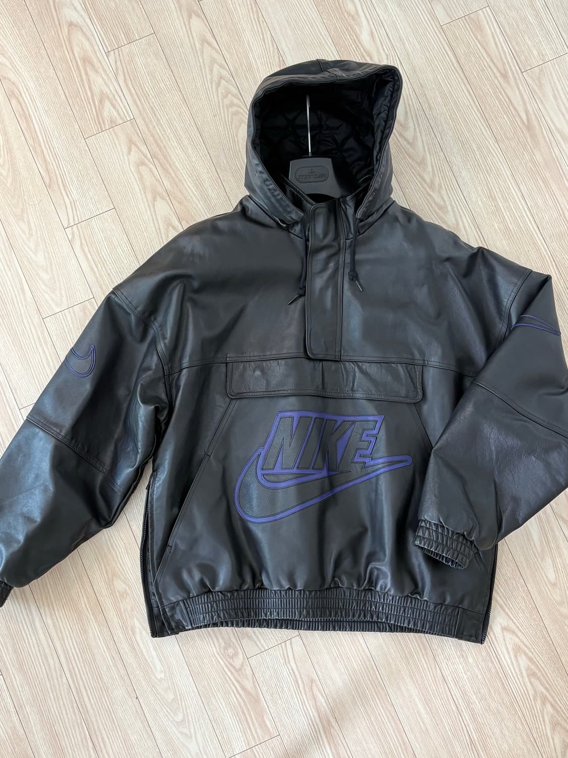 슈프림 x 나이키 레더 아노락 XL 상품이미지1