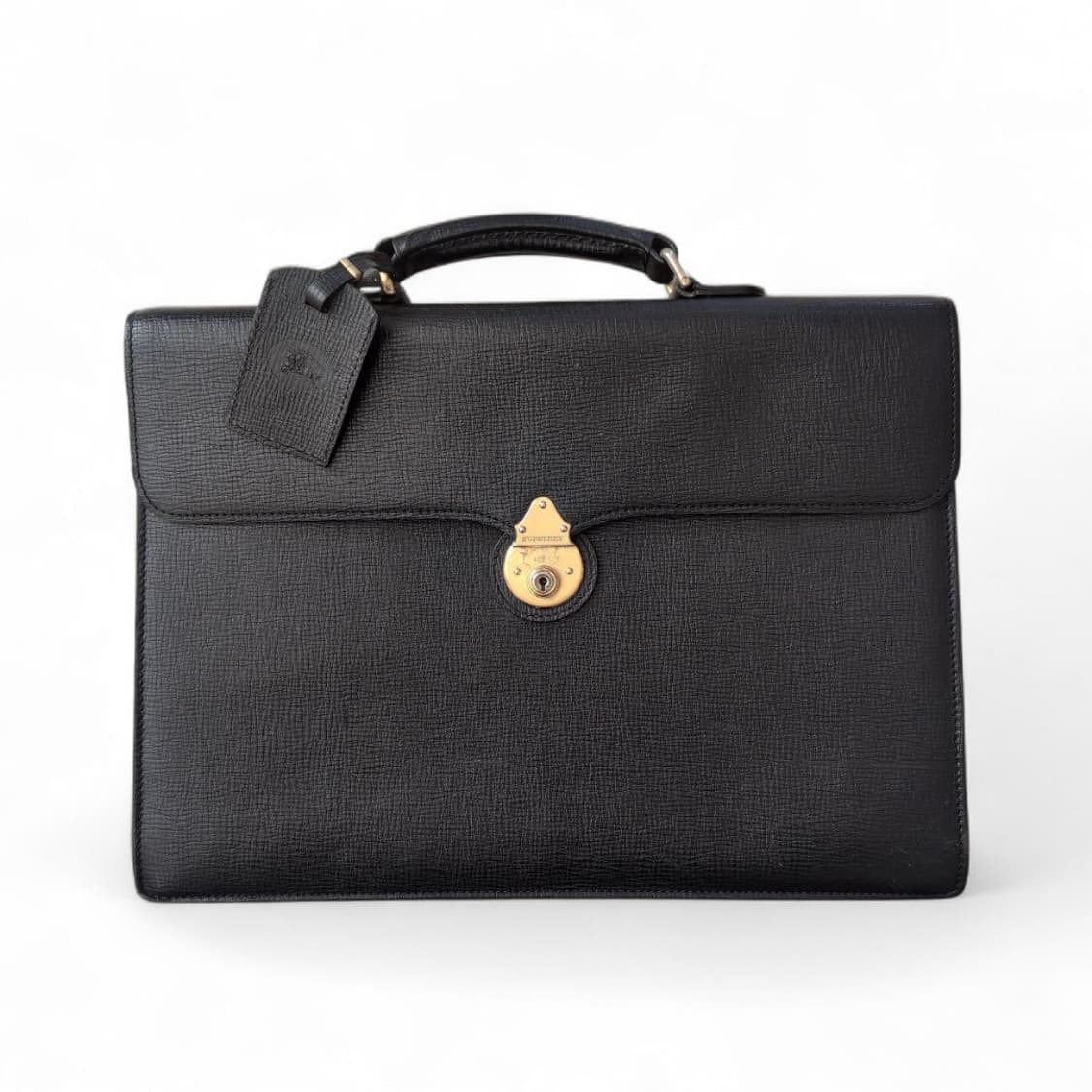 버버리 사피아노 소가죽 브리프케이스 상품이미지1