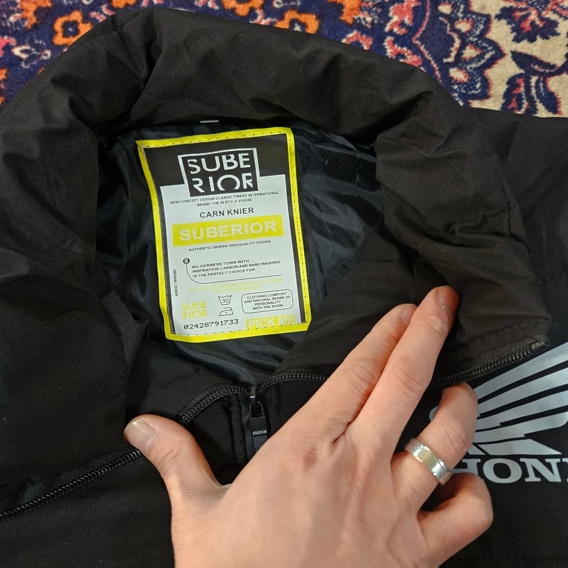 Carn Knier 혼다(HONDA) 시그니쳐 로고 패딩 점퍼  상품이미지7