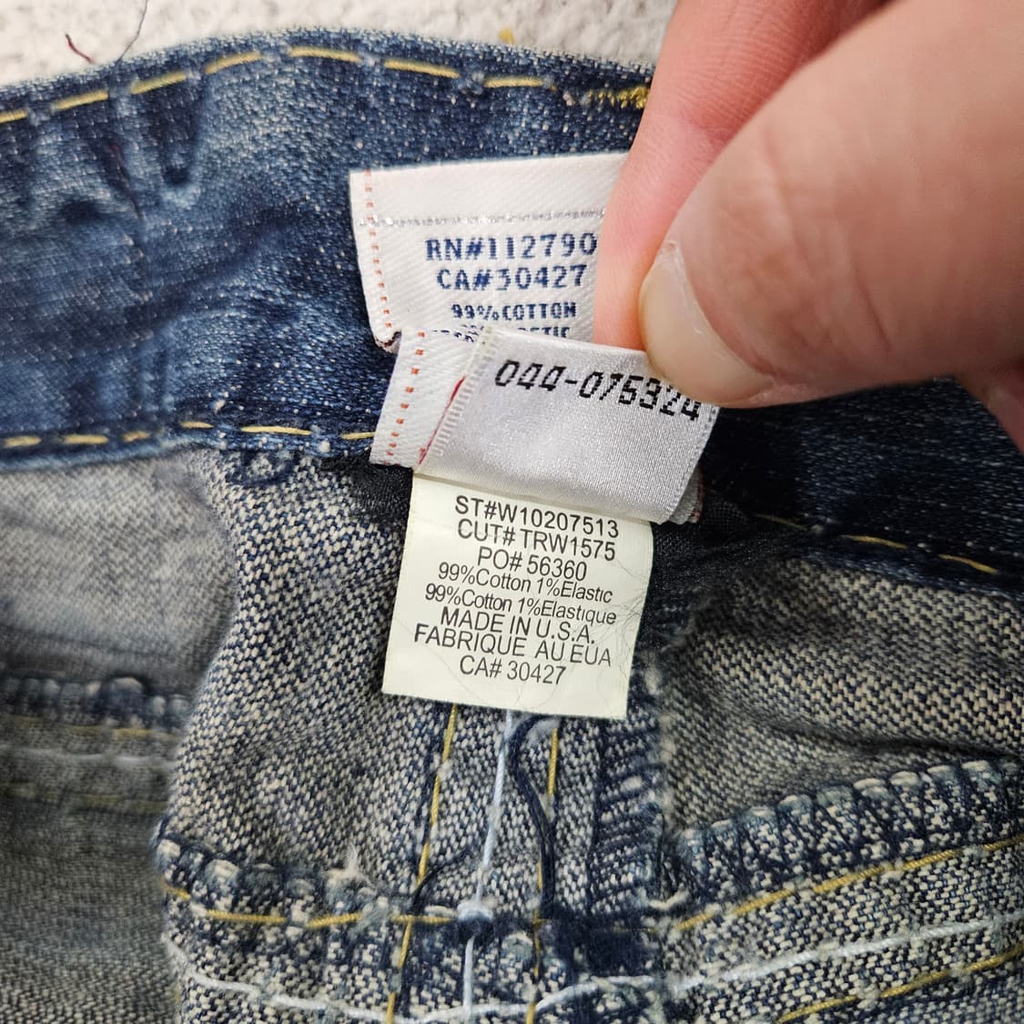 트루릴리젼 조니 슈퍼 T 데님 34 상품이미지9