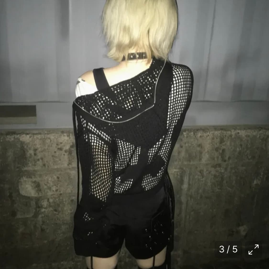 스키즘인듀싱 크로스 십자가 메쉬 후드집업 고스펑크고딕다크웨어 유니섹스 상품이미지1