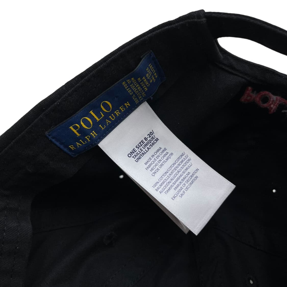 폴로 랄프로렌 레드포니 블랙 볼캡 상품이미지8