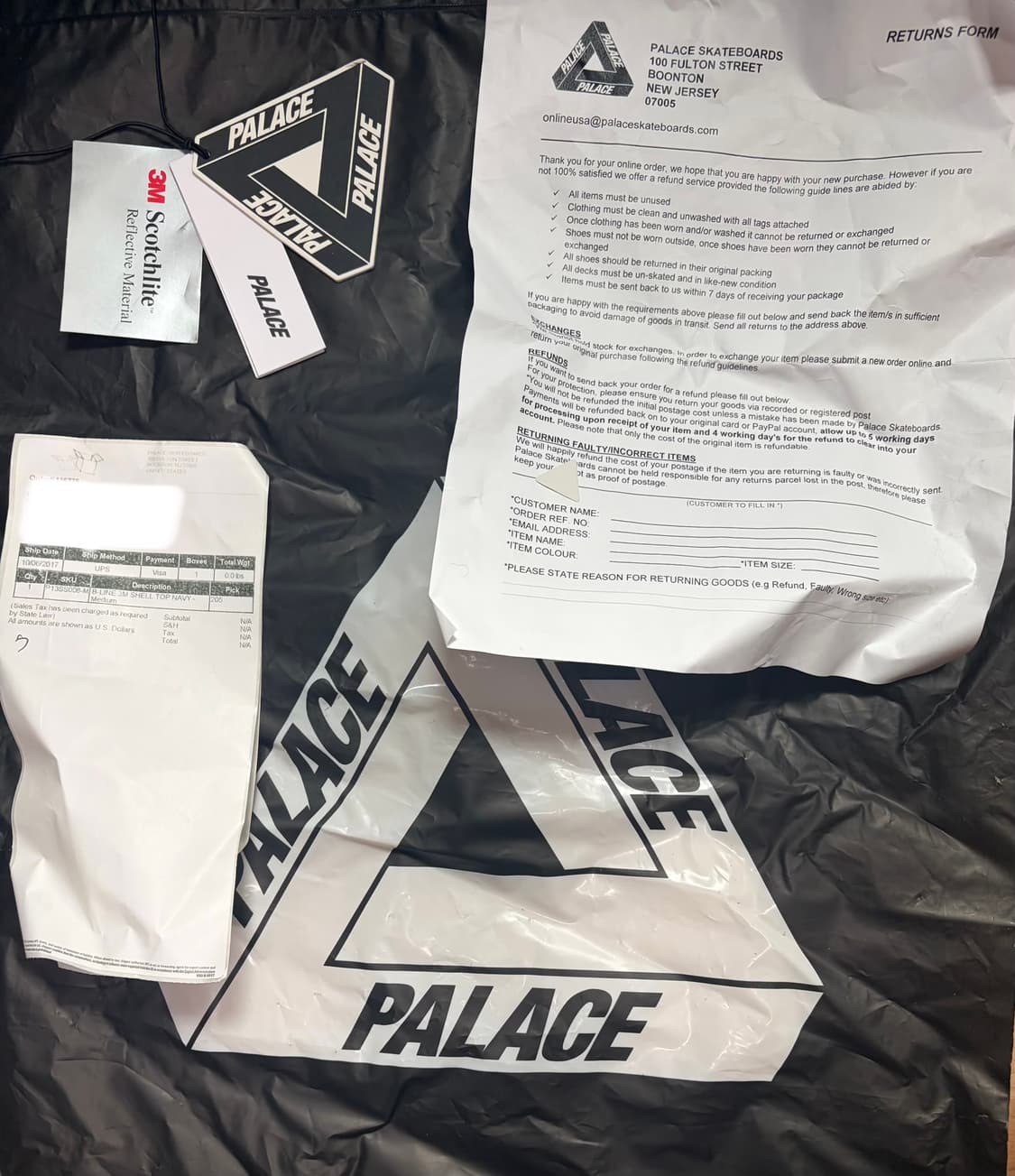 Palace(팔라스) B-Line 3M Shell Top 상품이미지6