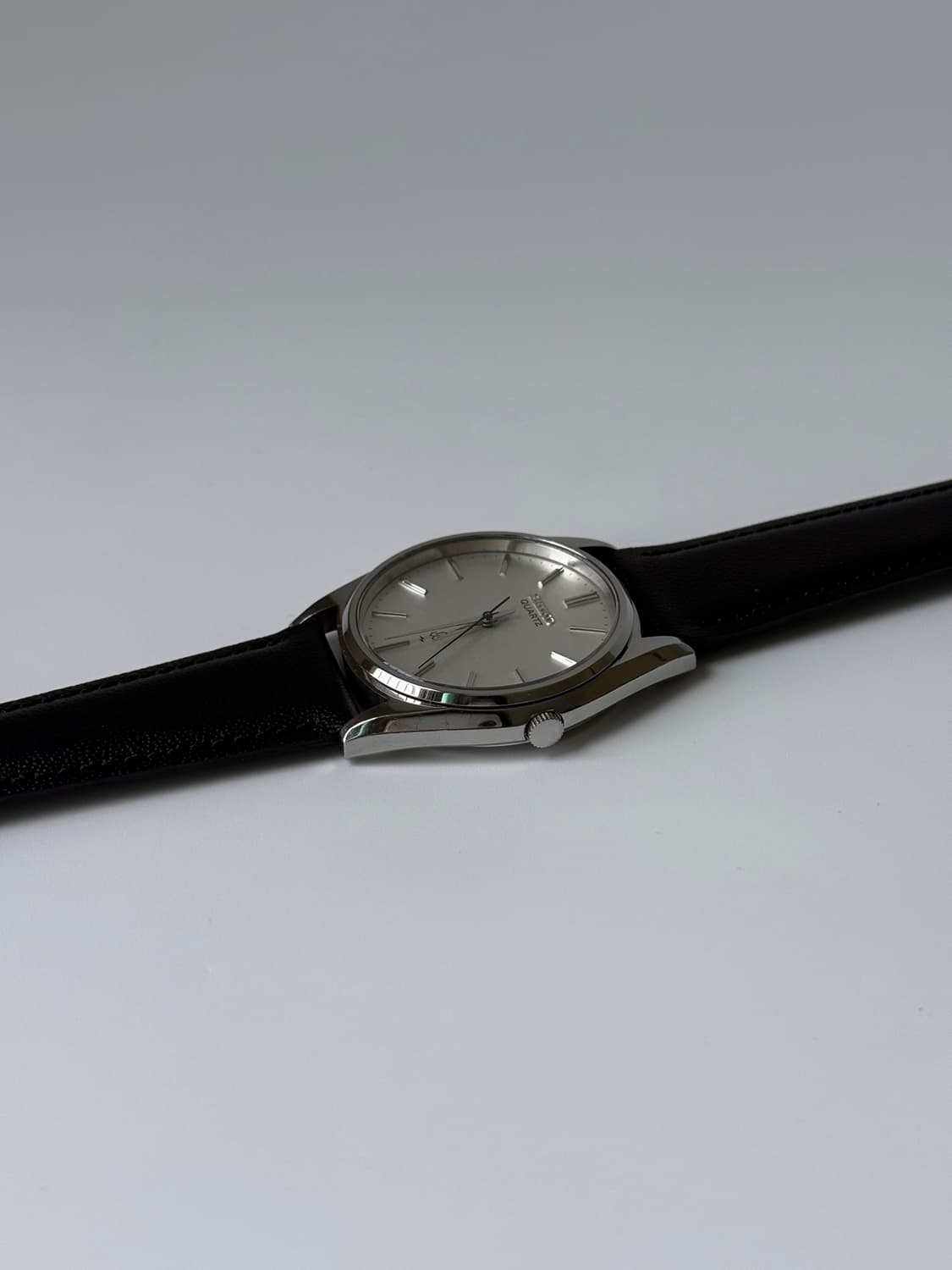 1980s Linen Dial Silver Quartz 상품이미지4