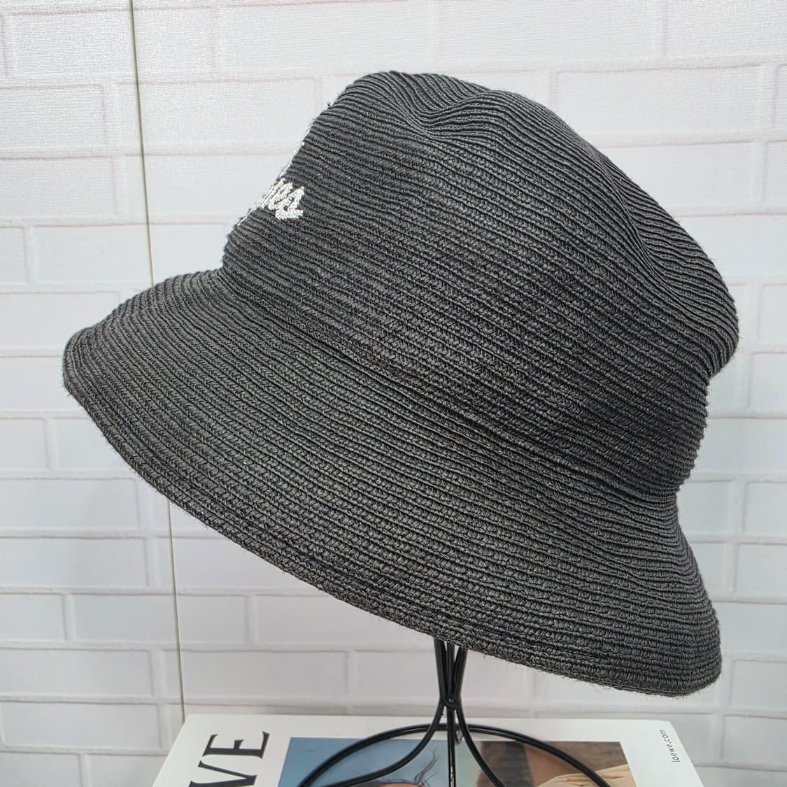 파리게이츠 자수 로고 버킷햇 골프 모자 벙거지 남여공용 55사이즈 상품이미지2