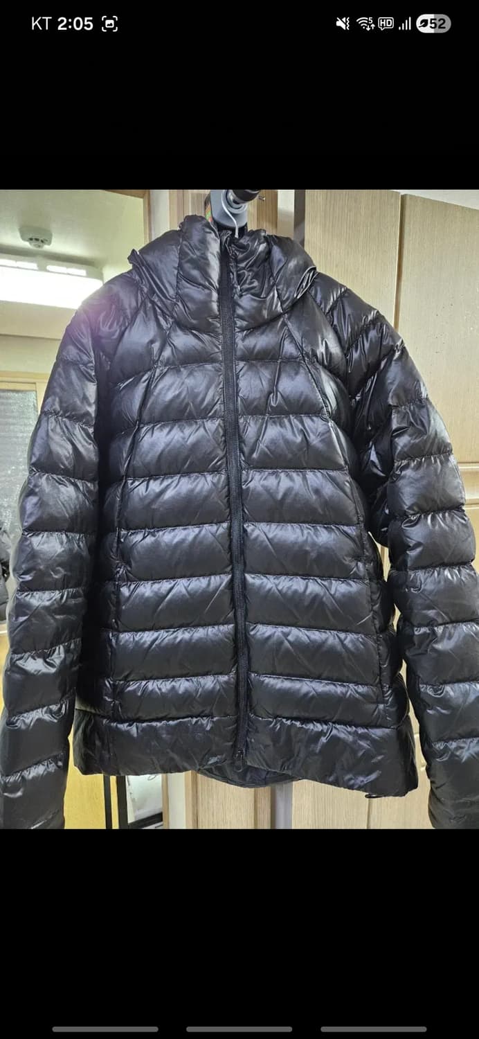 무신사 스탠다드 스포츠 경량 패딩 블랙 상품이미지5