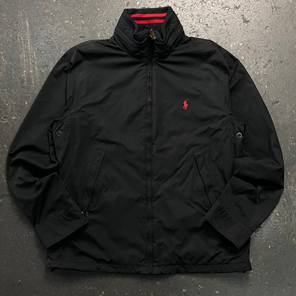 95 폴로 랄프로렌 블랙 폴리쉘 페리 자켓 상품이미지1