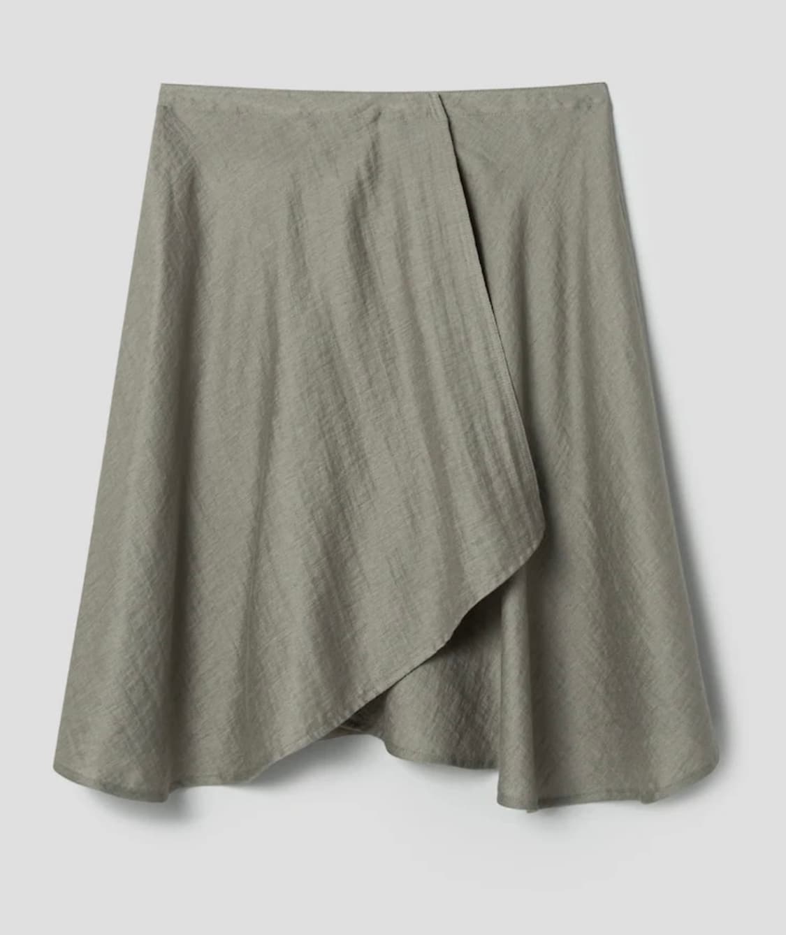 앙개 랩스커트 midi wrap skirt khaki S 상품이미지2