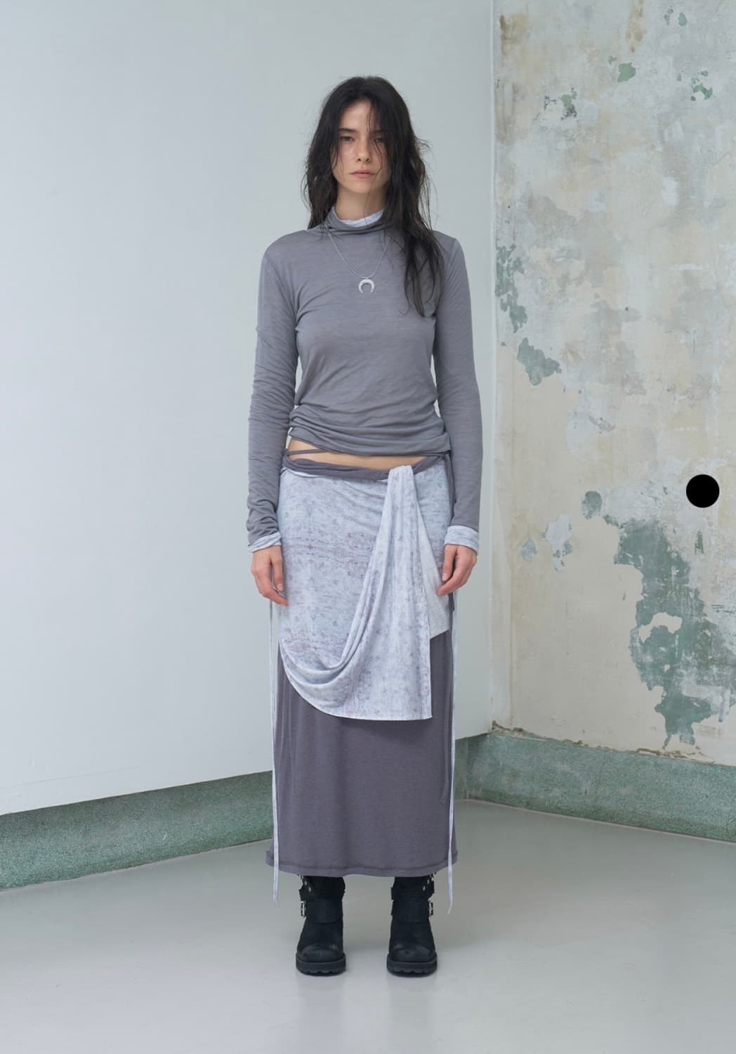 프린트 스커트 상품이미지1