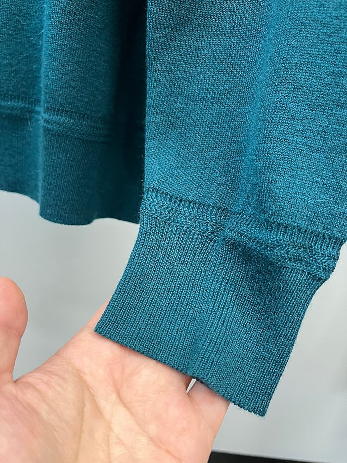 105) 버버리 런던 캐시미어 반집업니트  상품이미지5