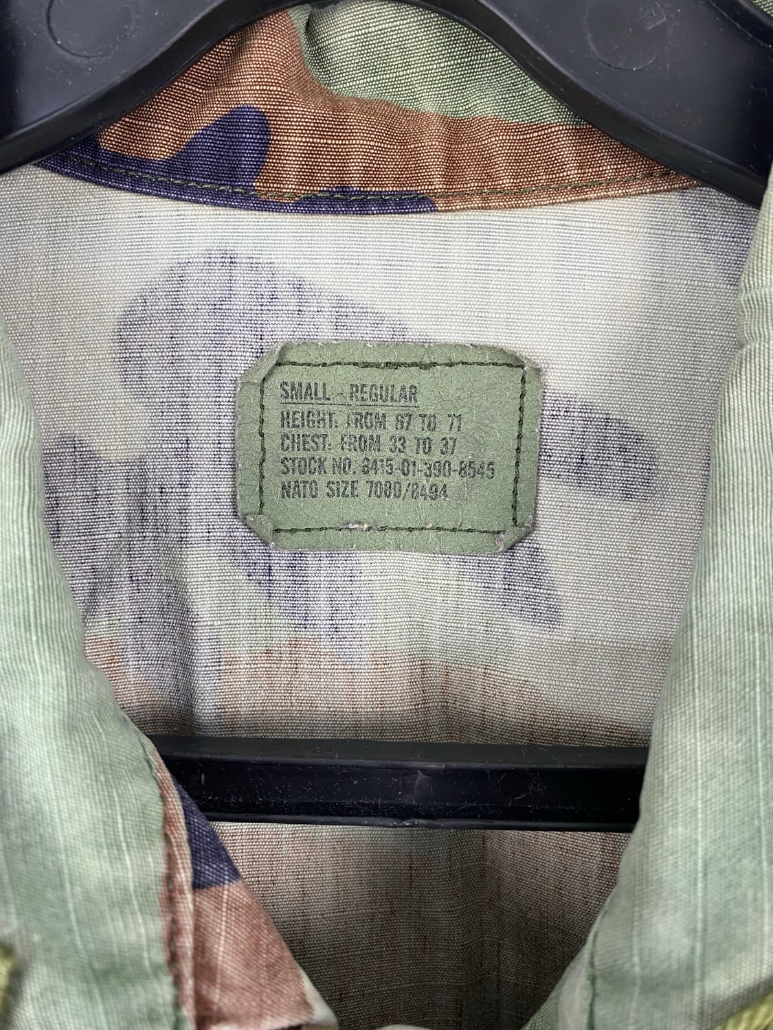 미군 US ARMY 우드랜드 bdu 컴뱃 셔츠 S <532> 상품이미지6