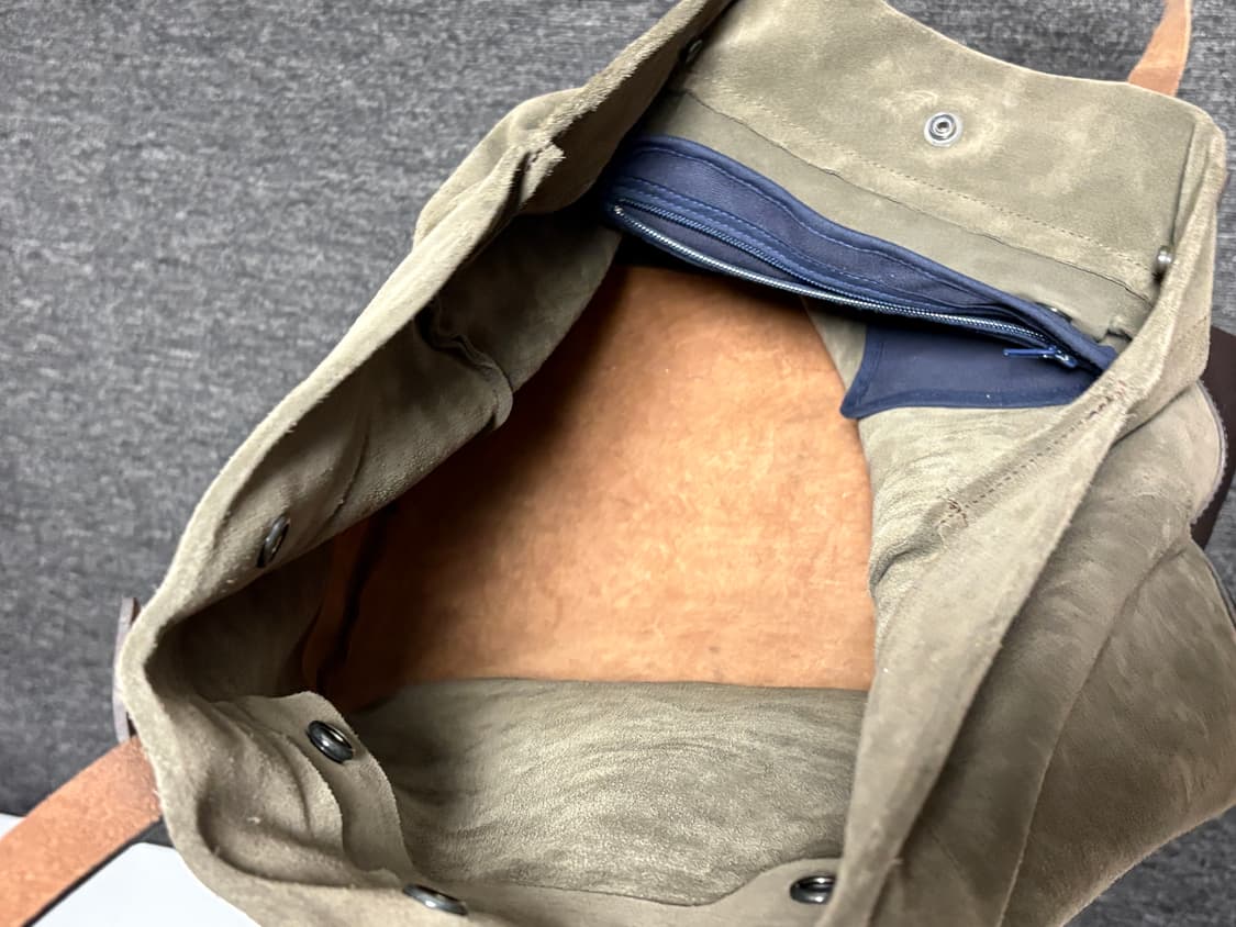 블루드쇼프 지니아 스웨이드 토트백 머스크 상품이미지7