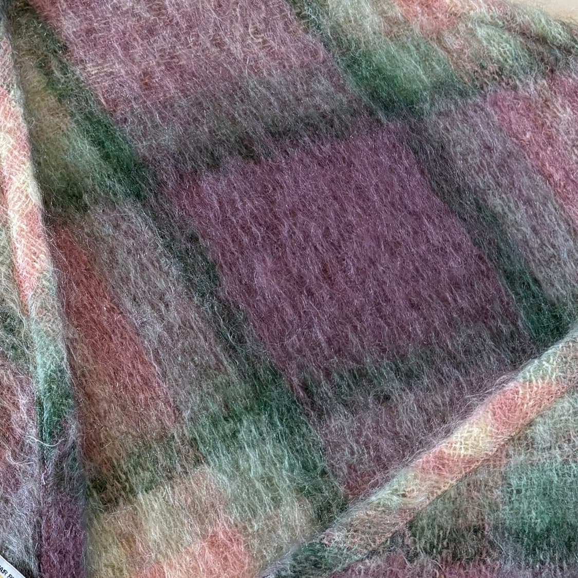 80s 호주 St. Albans 모헤어 숄 머플러  상품이미지2