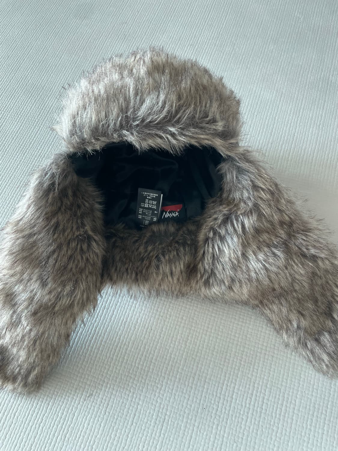 난가 오로라 텍스 퍼 플라이트 캡 블랙 상품이미지3