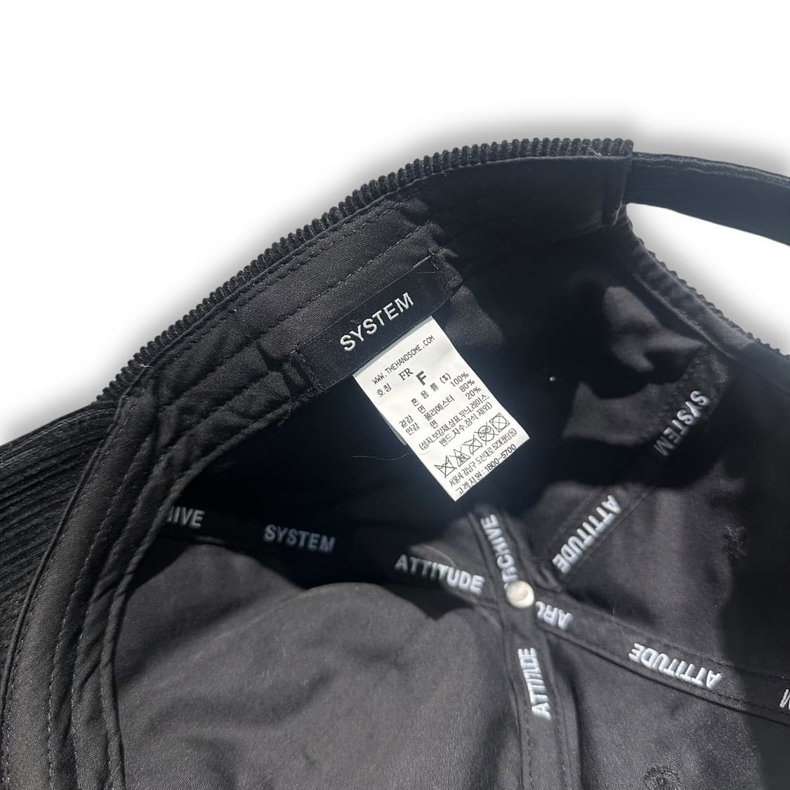 시스템옴므 코듀로이 볼캡 상품이미지5