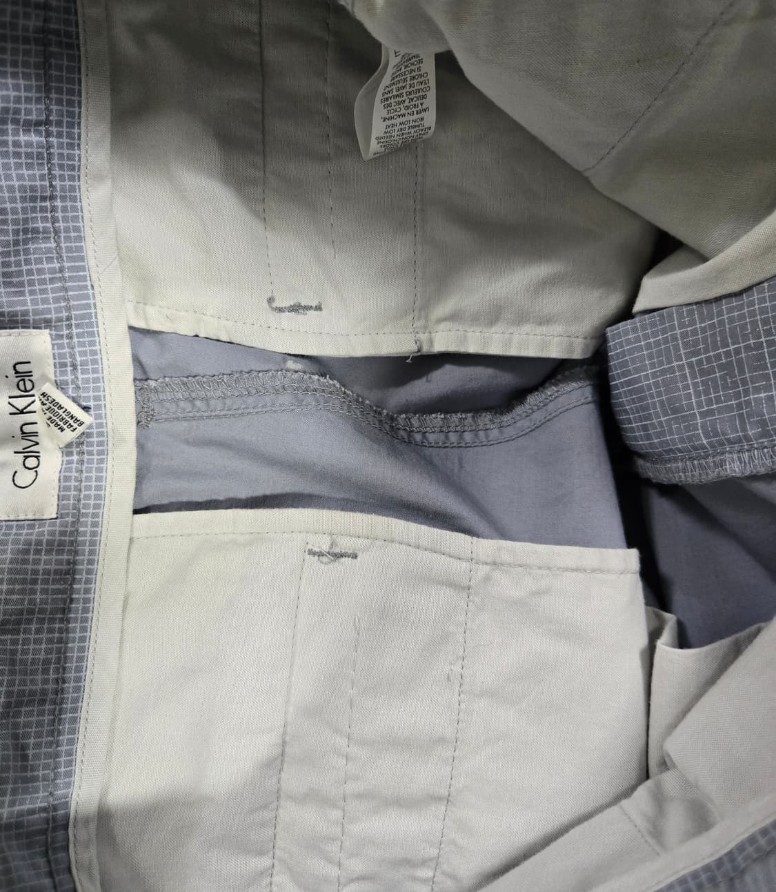 캘빈클라인 체크 치노 반바지 면 반바지 31~32 상품이미지8