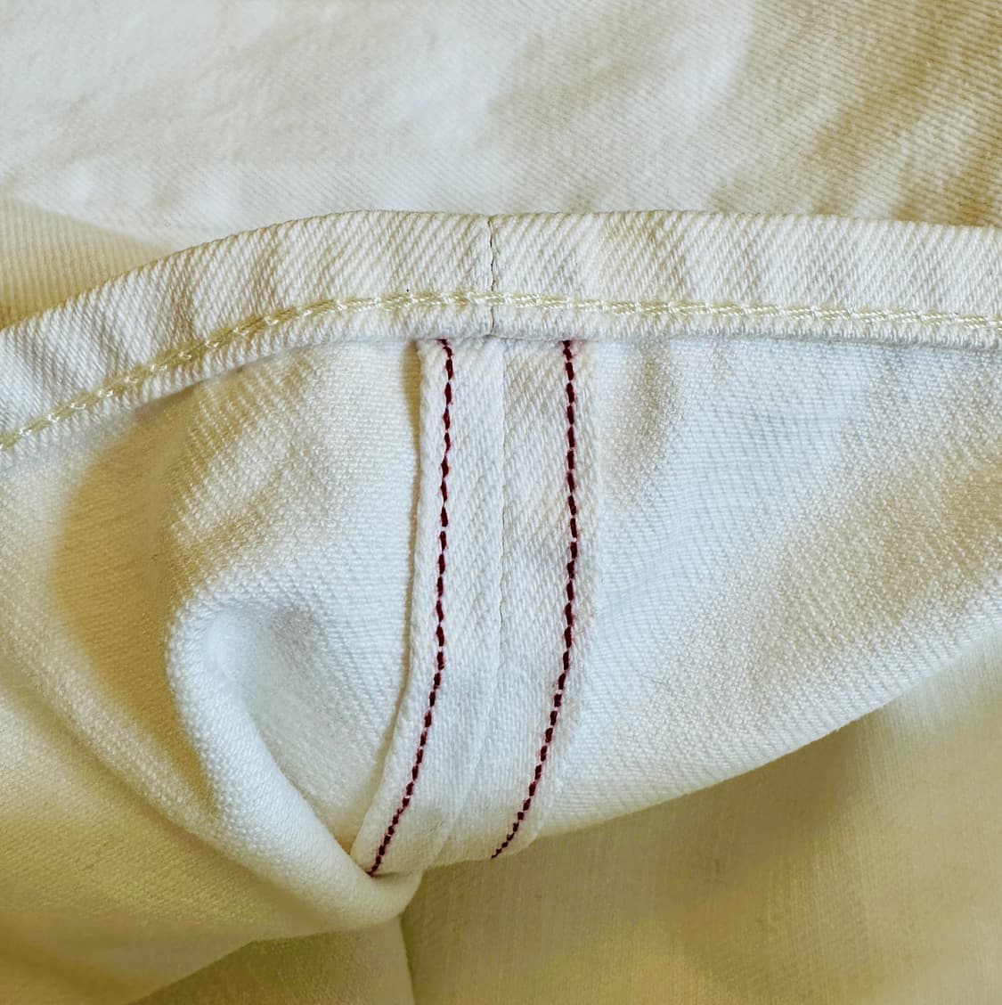 RRL 더블알엘 스트레이트핏 크림진 셀비지 데님 32-32 신품급 상품이미지5