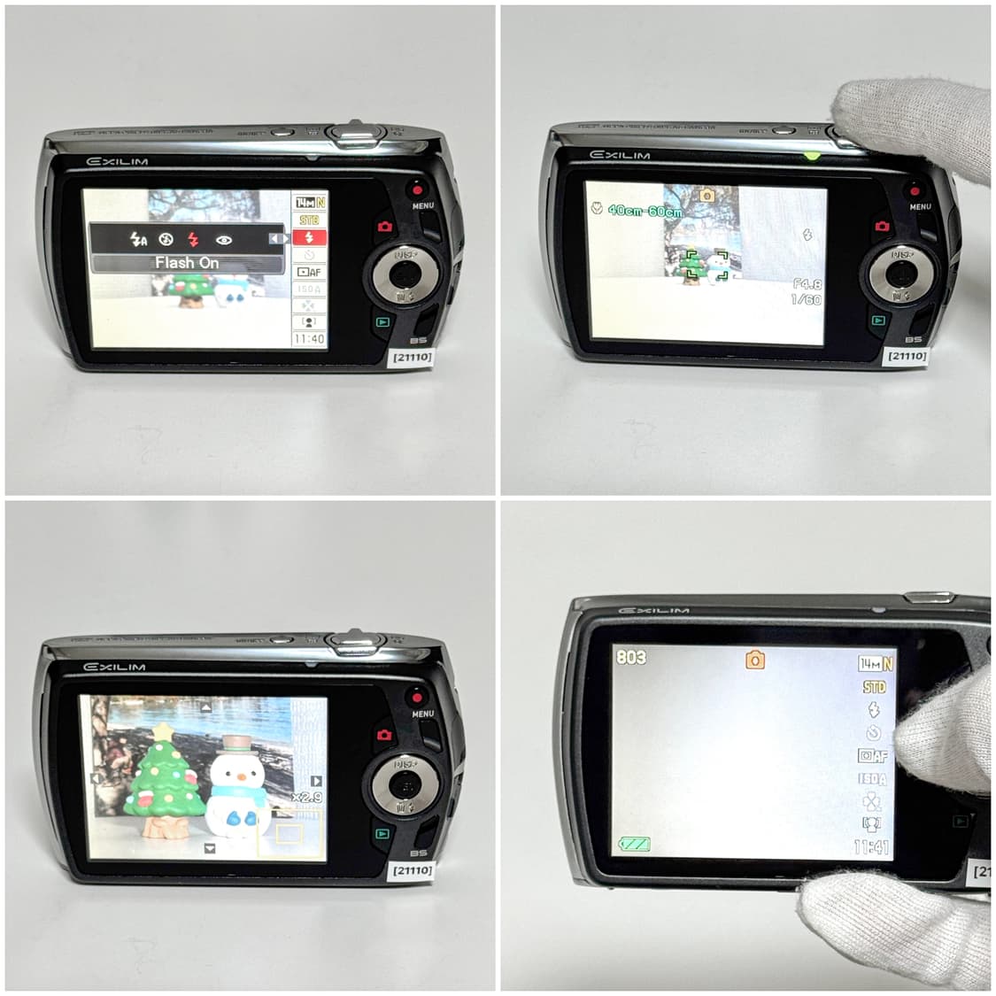 카시오 엑슬림 Z370 실버 빈티지디카 상품이미지4