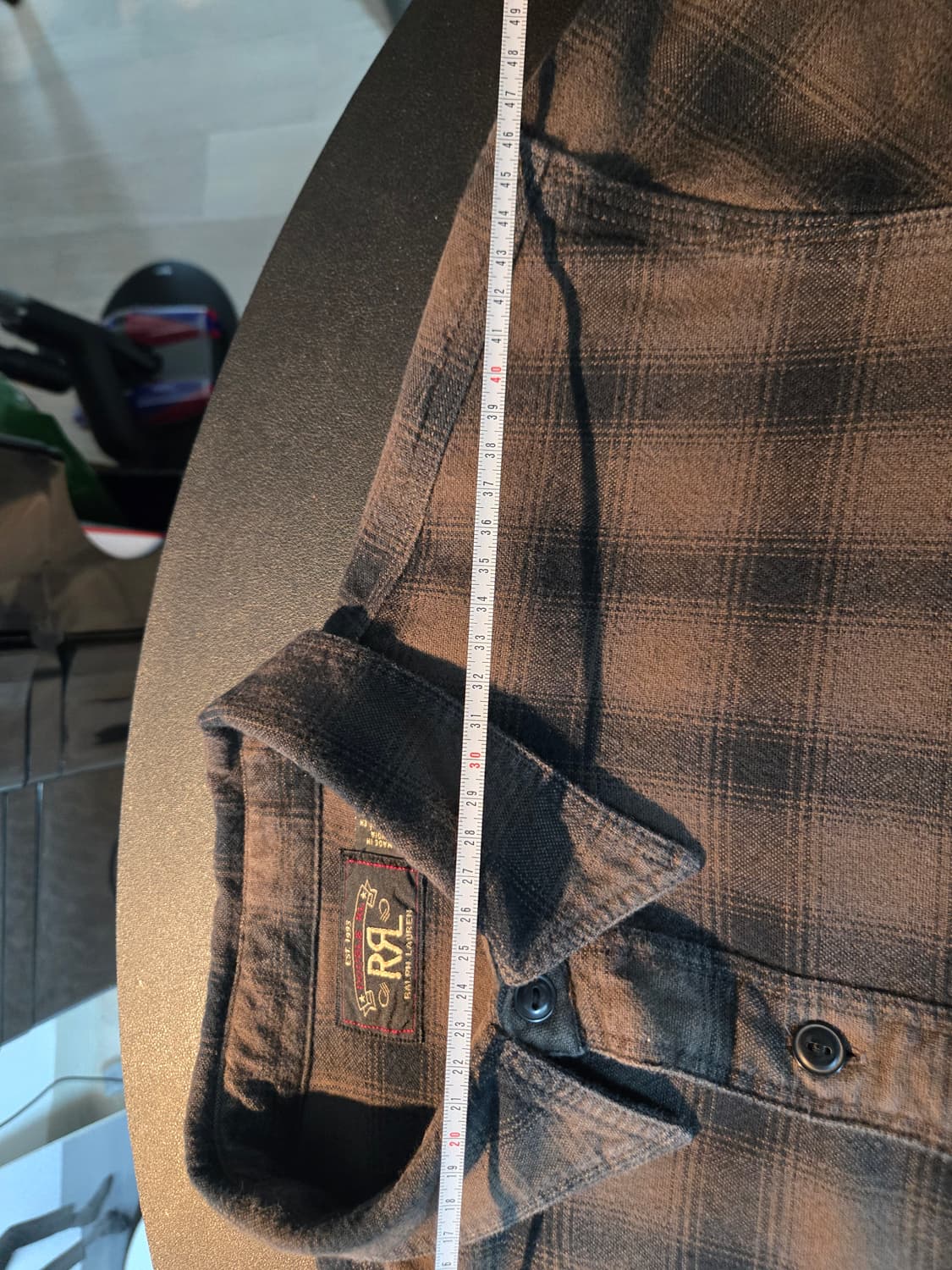 RRL 플래드 워크 셔츠 상품이미지6