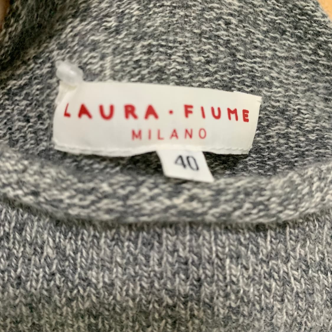 캐시미어 100% 크리스마스 큐빅 반목 니트 빈티지 여성 상품이미지5