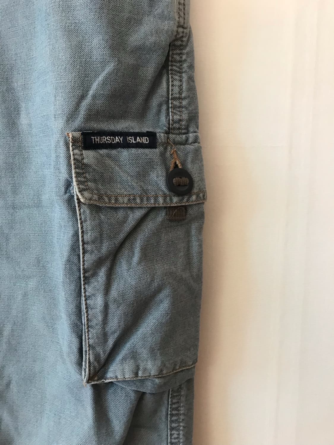 데님 카고 미디 스커트 상품이미지7