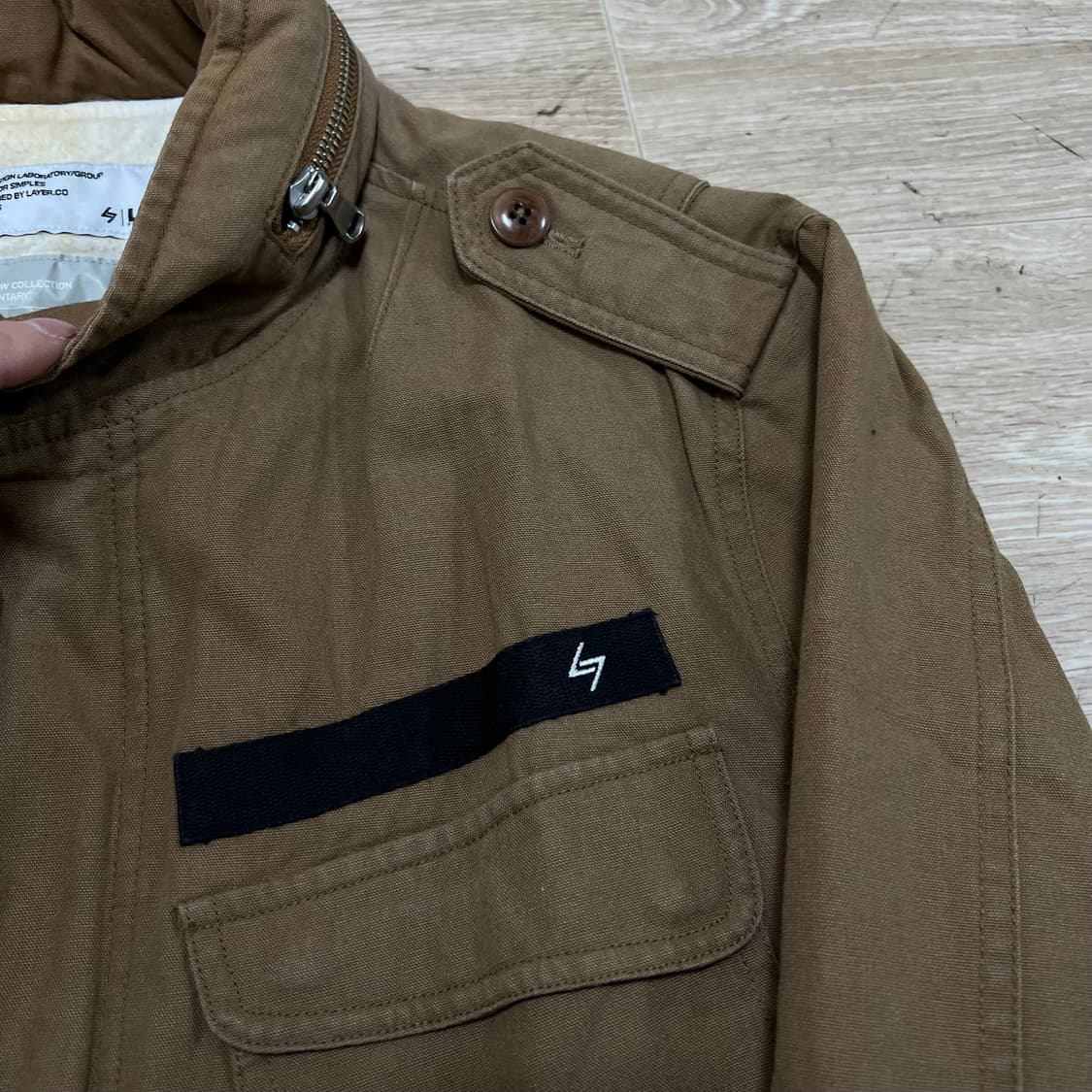 라이풀 누빔 밀리터리 M65 야상 필드자켓 [브라운] L/100 상품이미지4