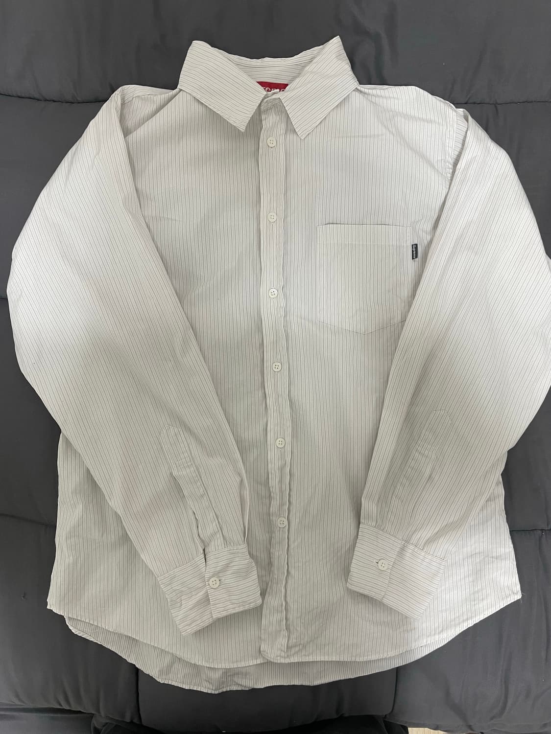 90s 슈프림 스트라이프 셔츠 상품이미지2