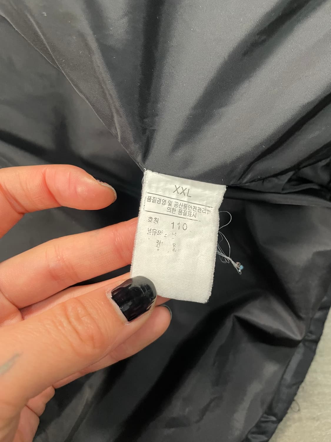 노스페이스 600필 퀼팅 패딩 상품이미지7