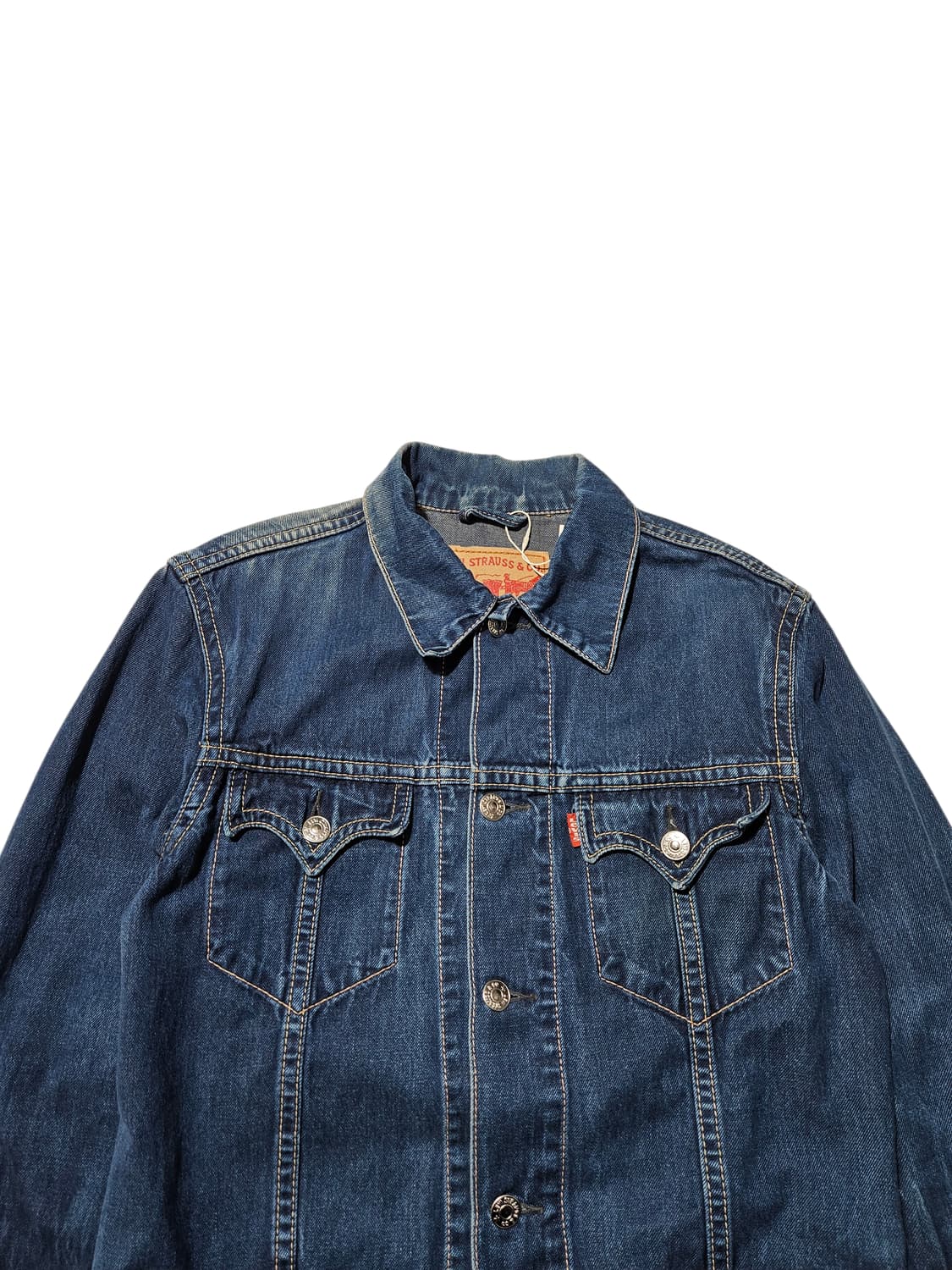 2000's 리바이스 하드페이딩 타입원 트러커 자켓 청자켓 L 상품이미지2
