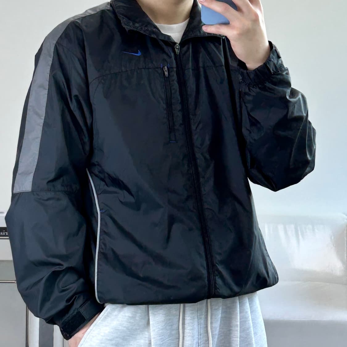 나이키 00s 올드스쿨 바람막이 L  상품이미지1