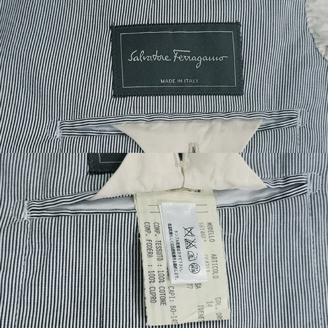 made in italy salvatore ferragamo 테일러드재킷 상품이미지9