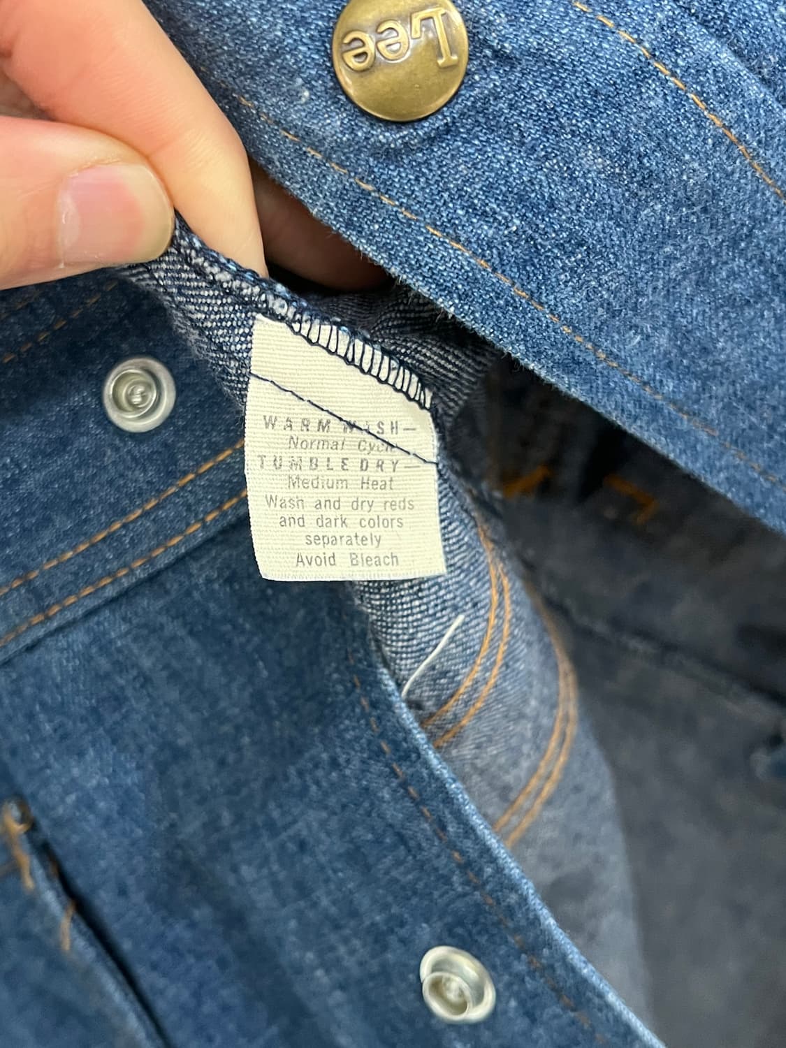 70s USA Lee DENIM JACKET 상품이미지9