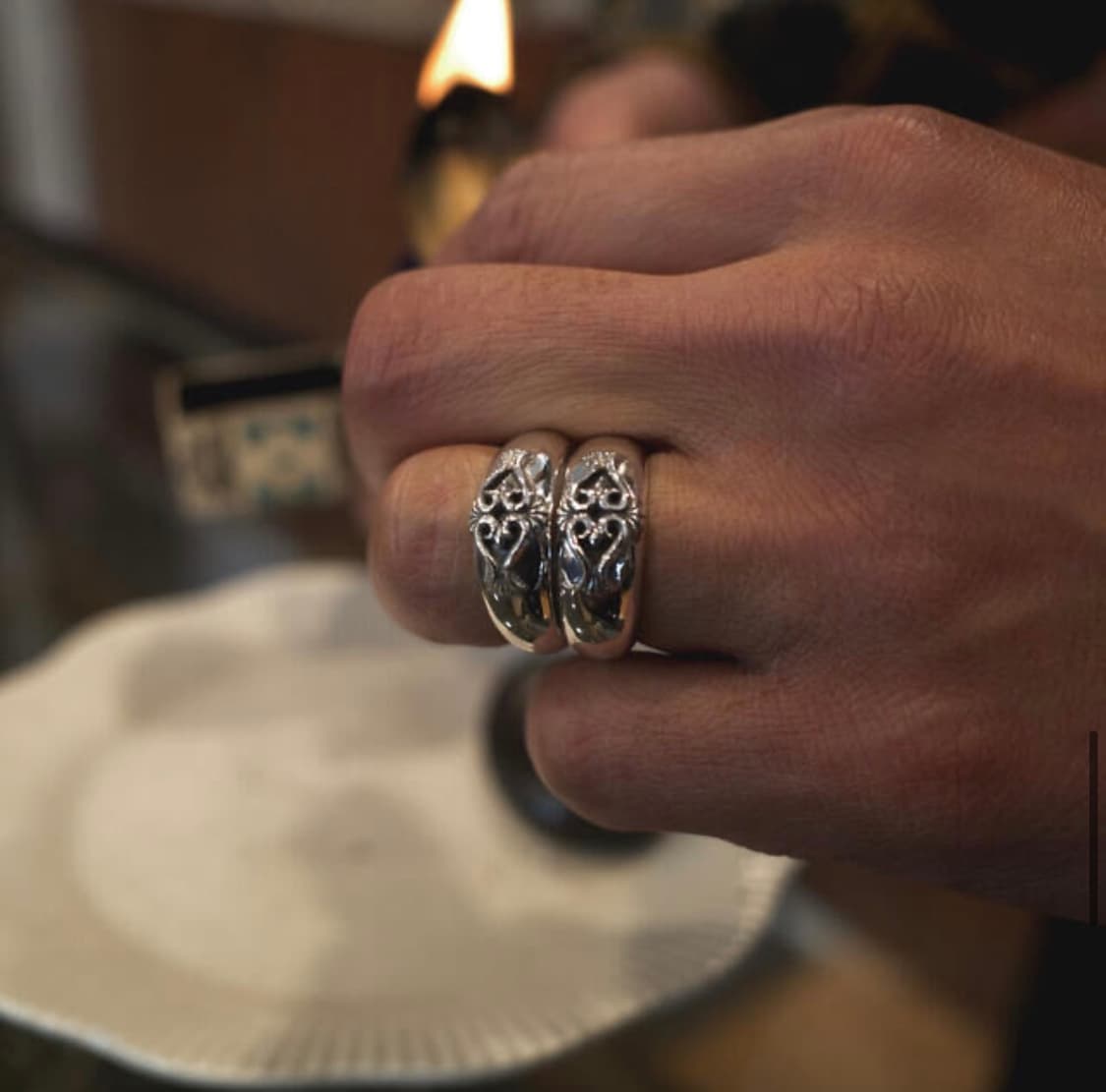 조실버 시그니처 은가락지 링 small 상품이미지3