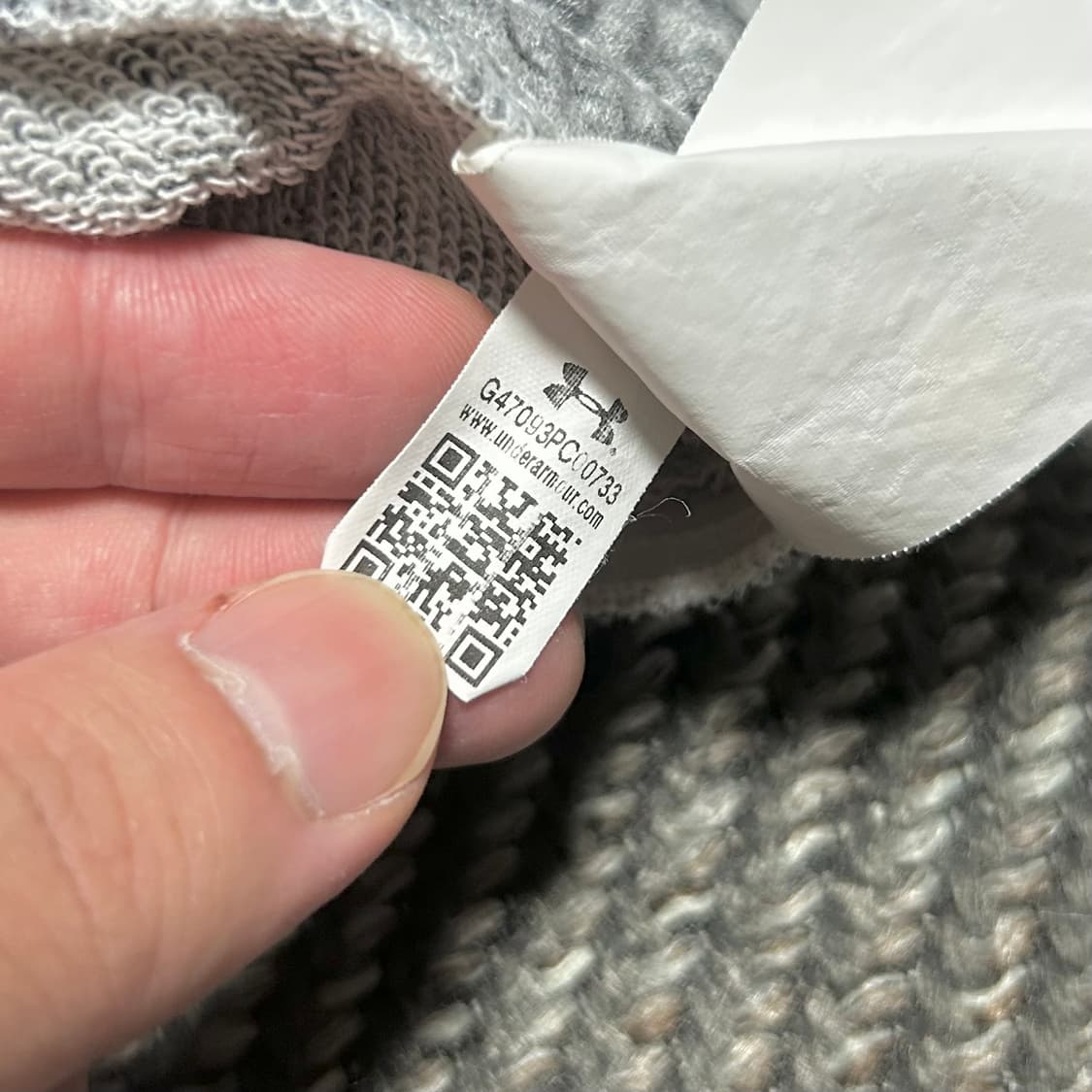 [M] Underarmour 언더아머 테라 그레이 슬림핏 트레이닝 팬츠 상품이미지7