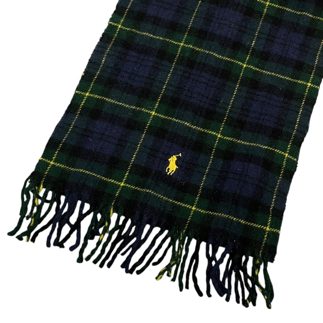 폴로 랄프로렌 블랙워치 타탄체크 버진울 목도리 상품이미지2