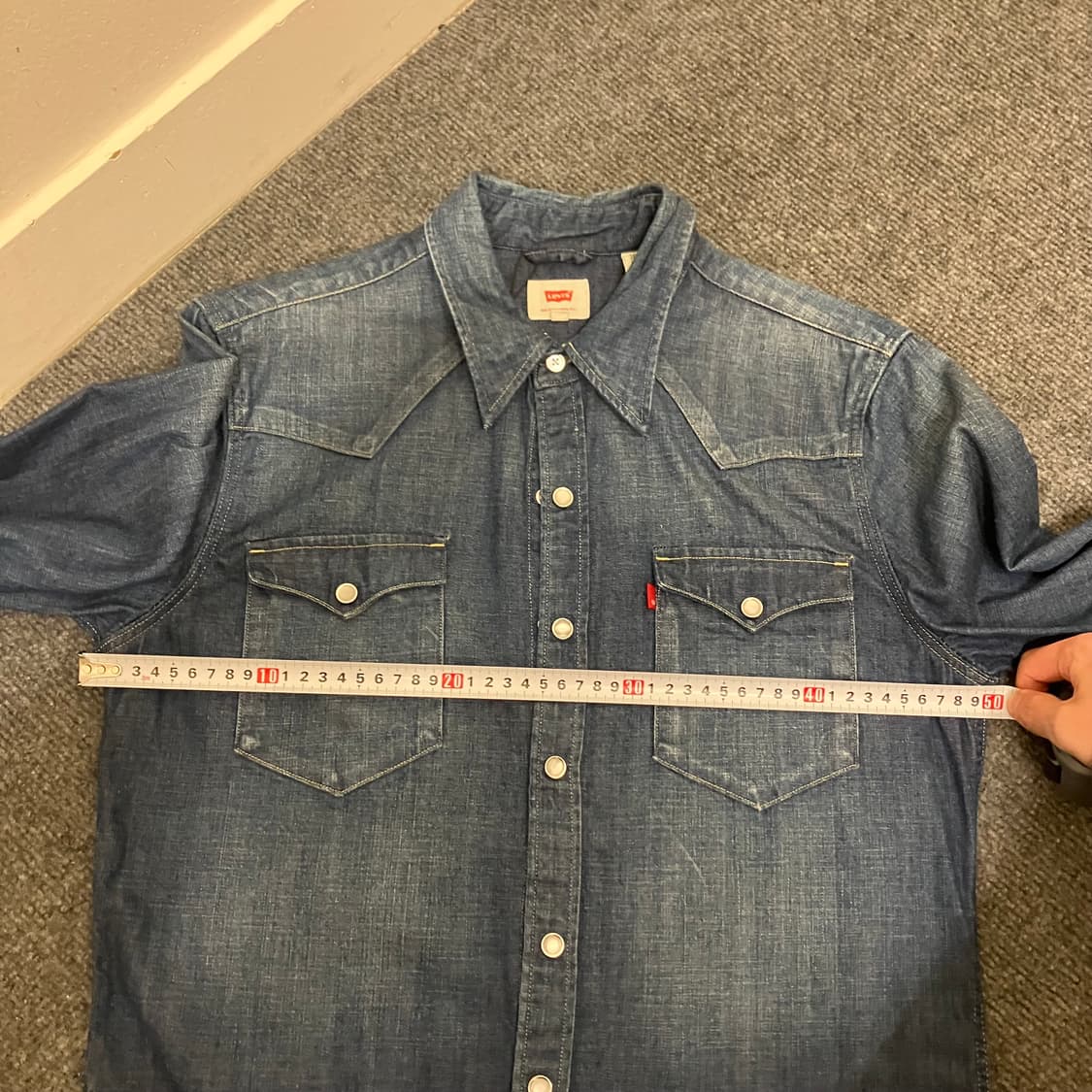 N132 리바이스 웨스턴 데님 청셔츠 상품이미지5