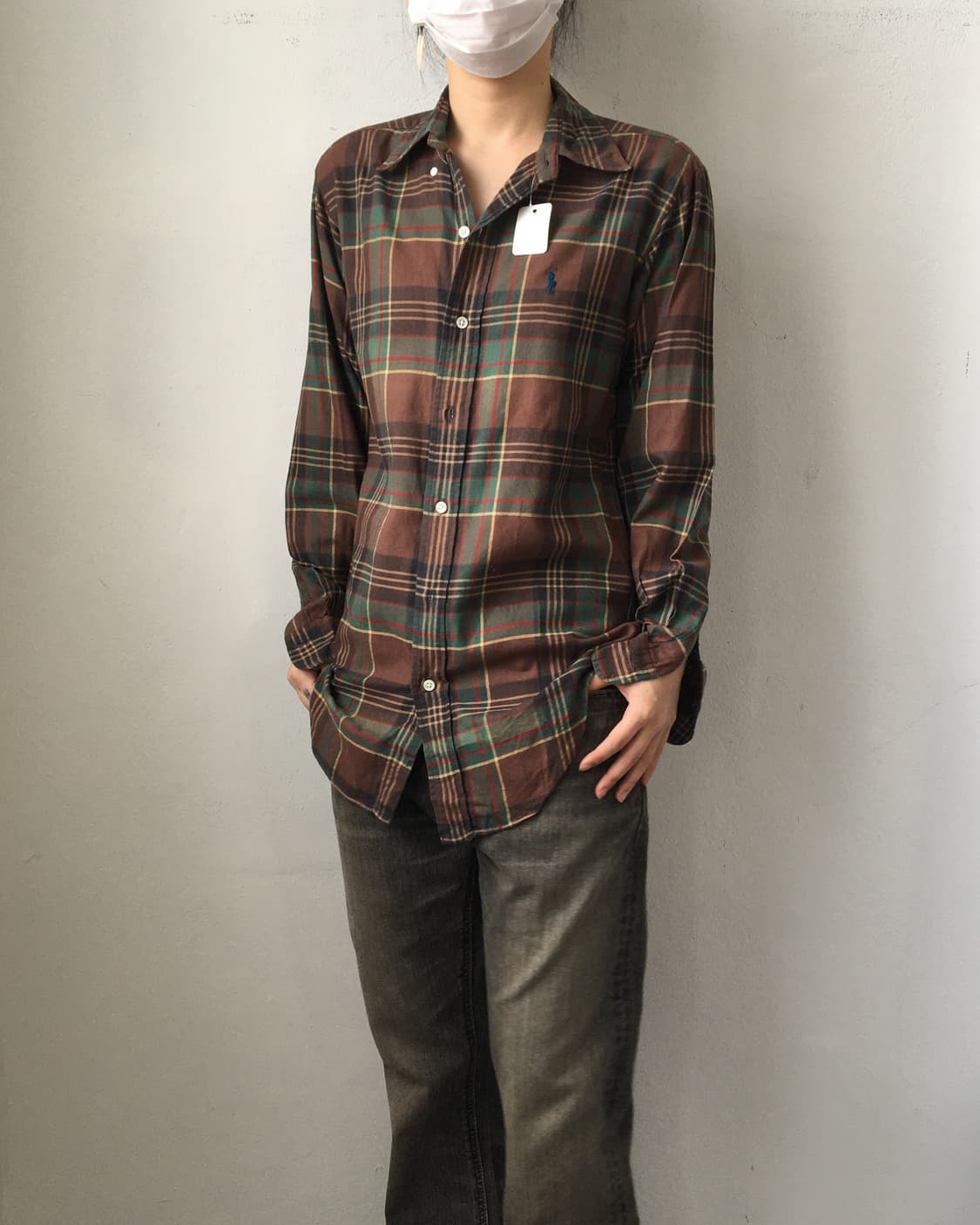 Polo check pattern shirt 상품이미지1